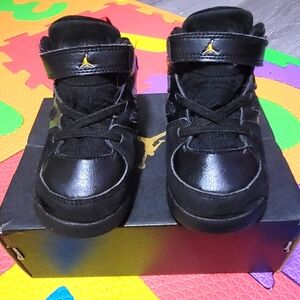 Kids Black Jordan Shoes